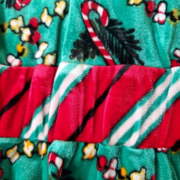 Eyeshadow Christmas womens Jumpsuit size medium Green color straight leg nwot - Picture 10 of 13